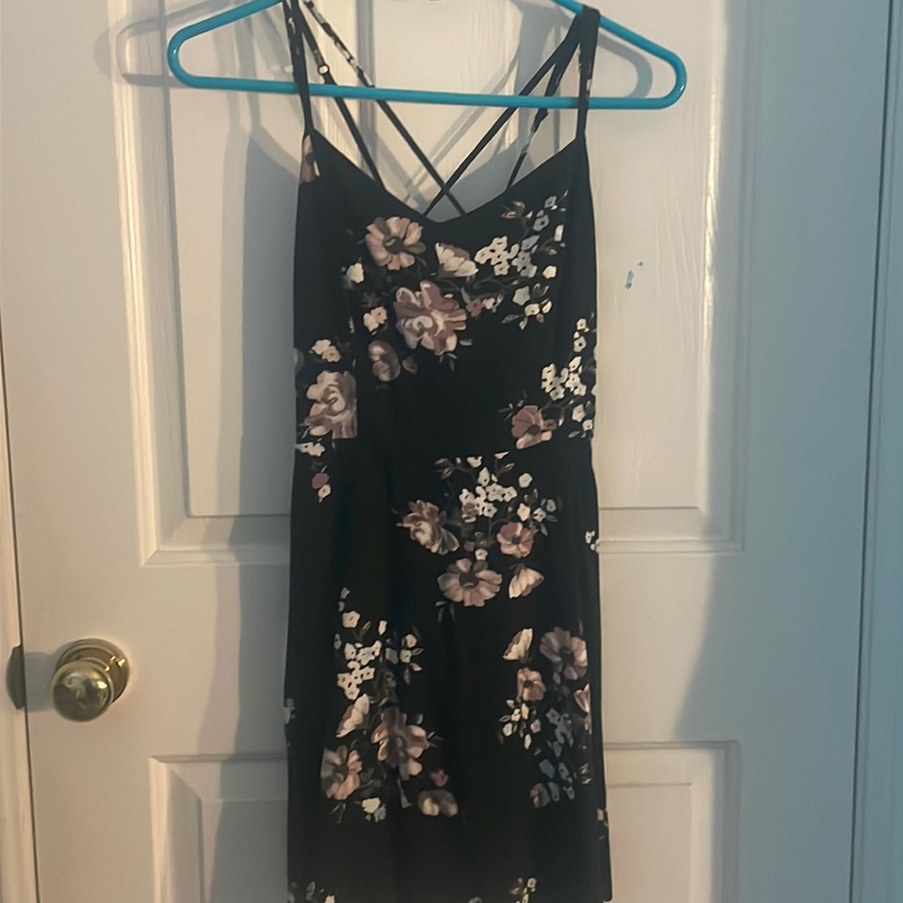 Black Floral Dress
